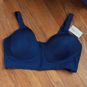 ShapeCurvy Mesh Accent Zip-Front Body Shaping Bra